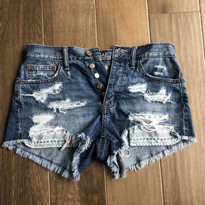American Eagle vintage high rise festival shorts 2